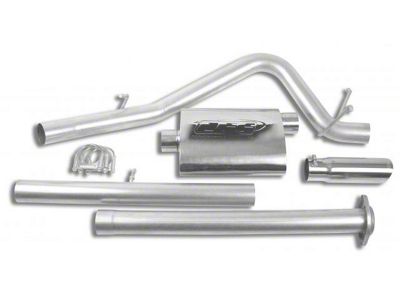 CGS Motorsports Stainless Single Exhaust System; Side Exit (07-08 6.0L Silverado 1500)