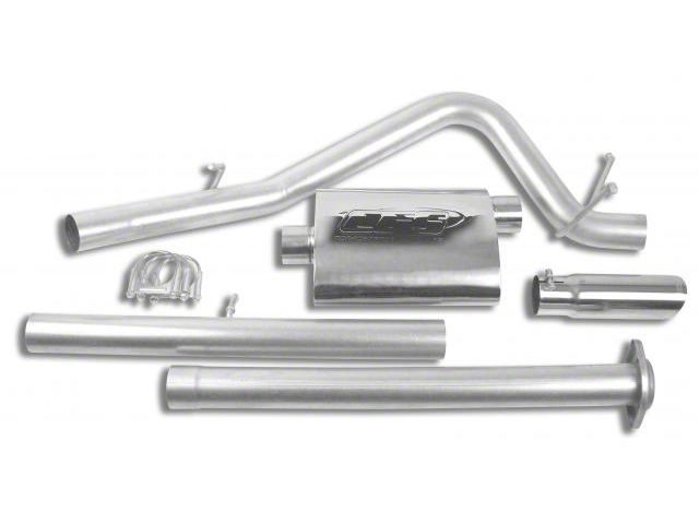 CGS Motorsports Stainless Single Exhaust System; Side Exit (07-08 6.0L Silverado 1500)