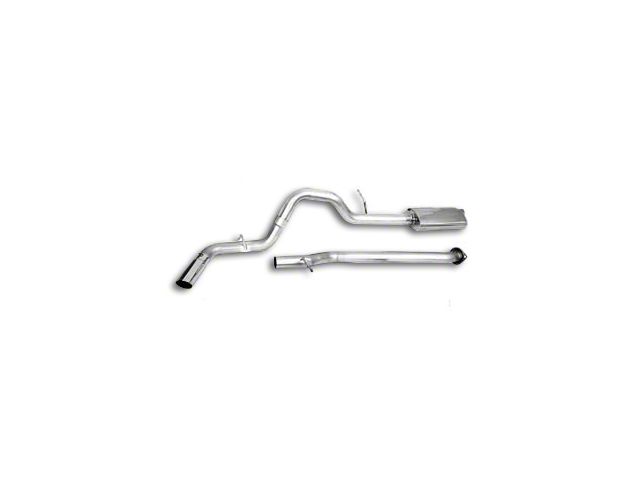CGS Motorsports Stainless Single Exhaust System; Side Exit (15-20 2.7L EcoBoost F-150)