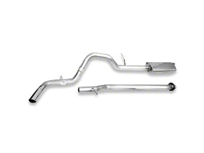CGS Motorsports Stainless Single Exhaust System; Side Exit (15-20 3.5L EcoBoost F-150, Excluding Raptor & 19-20 F-150 Limited)