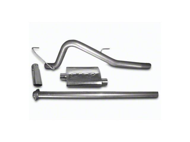 CGS Motorsports Stainless Single Exhaust System; Mild Tone; Side Exit (11-14 6.2L F-150, Excluding Raptor)