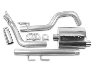 CGS Motorsports Stainless Single Exhaust System; Side Exit (02-08 4.7L RAM 1500)