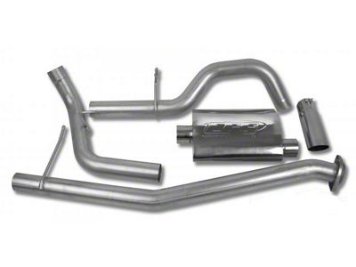 CGS Motorsports Stainless Single Exhaust System; Side Exit (02-06 5.3L Silverado 1500)