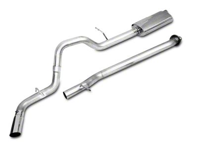 CGS Motorsports Stainless Single Exhaust System; Side Exit (09-13 4.8L Silverado 1500)