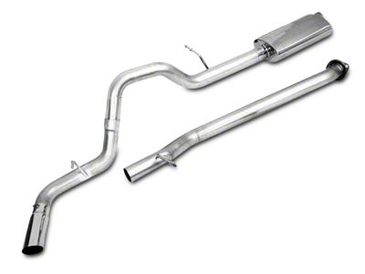 CGS Motorsports Stainless Single Exhaust System; Side Exit (14-18 5.3L Silverado 1500)