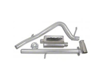 CGS Motorsports Stainless Single Exhaust System; Side Exit (07-08 4.8L Sierra 1500)