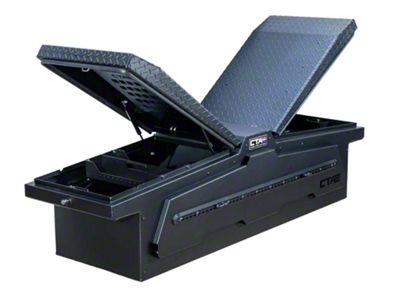 Chandler Truck Accessories APEX Gullwing Truck Tool Box; Black (Universal; Some Adaptation May Be Required)