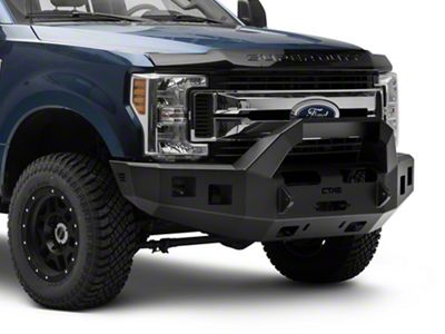 Chandler Truck Accessories Brute Series Front Bumper; Black Textured (17-22 F-350 Super Duty)