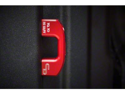 Bed Tie-Down Anchors; Red (99-25 F-250 Super Duty)