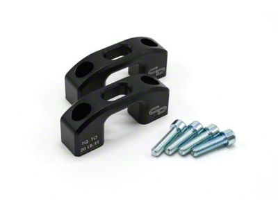 Charvonia Design Bed Tie-Down Anchors; Black Textured (99-25 F-350 Super Duty)