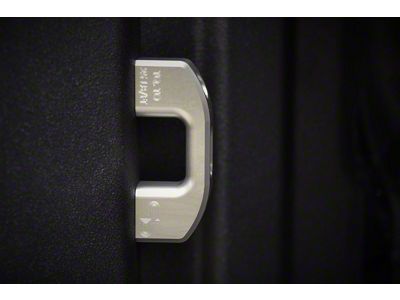 Bed Tie-Down Anchors; Silver (99-25 F-350 Super Duty)