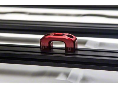 Roof Rack Tie-Down Anchors; Red (Universal; Some Adaptation May Be Required)