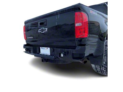 Chassis Unlimited Octane Series Rear Bumper; Pre-Drilled for Backup Sensors; Black Textured (15-20 Colorado)