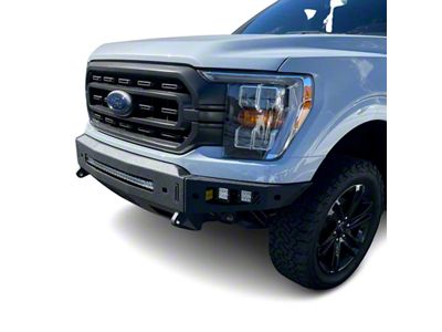 Chassis Unlimited Octane Series Front Bumper; Pre-Drilled for Front Parking Sensors; Black Textured (21-23 F-150, Excluding Raptor)