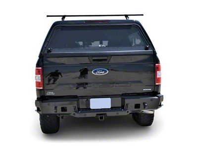 Chassis Unlimited Octane Series Rear Bumper; Pre-Drilled for Backup Sensors; Black Textured (09-14 F-150)