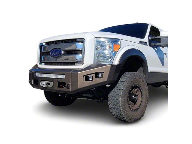 Chassis Unlimited Attitude Series Winch Front Bumper; Black Textured (11-16 F-250 Super Duty)