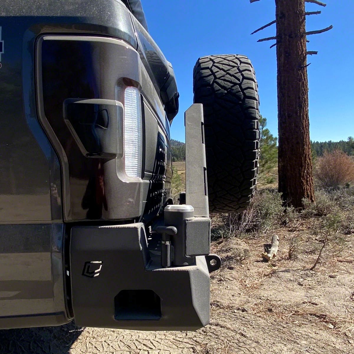 Chassis Unlimited F350 Super Duty Octane Series Dual Swing Rear Bumper