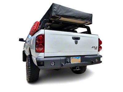 Chassis Unlimited Attitude Series Rear Bumper; Black Textured (02-08 RAM 1500)