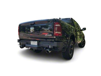 Chassis Unlimited Octane Series Rear Bumper; Not Pre-Drilled for Backup Sensors; Black Textured (19-25 RAM 1500, Excluding RHO & TRX)
