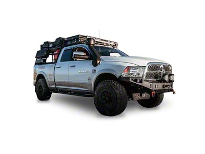 Chassis Unlimited Octane Series Winch Front Bumper; Pre-Drilled for Front Parking Sensors; Black Textured (09-12 RAM 1500)