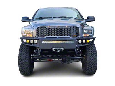 Chassis Unlimited Diablo Series Winch Front Bumper; Black Textured (06-09 RAM 2500)