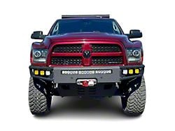 Chassis Unlimited Diablo Series Winch Front Bumper; Pre-Drilled for Front Parking Sensors; Black Textured (10-18 RAM 2500)