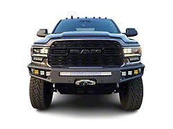 Diablo Series Winch Front Bumper; Not Pre-Drilled for Front Parking Sensors; Black Textured (19-25 RAM 2500)