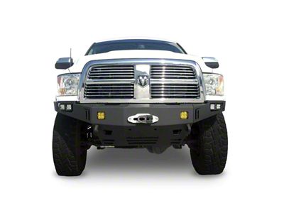 Chassis Unlimited Octane Series Winch Front Bumper; Not Pre-Drilled for Front Parking Sensors; Black Textured (10-18 RAM 2500)