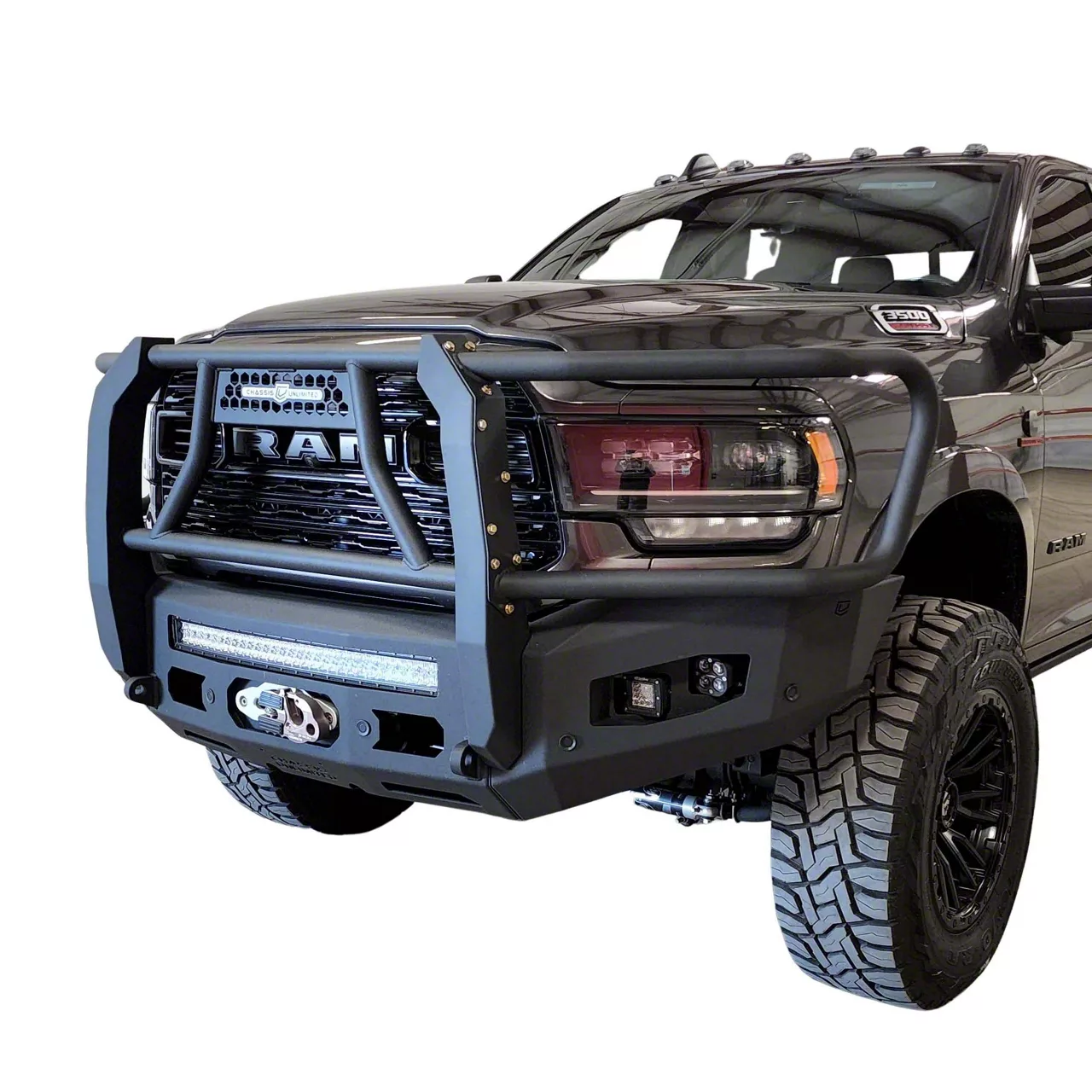 Chassis Unlimited RAM 3500 Attitude Series Winch Front