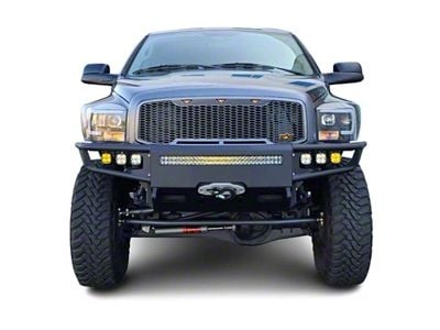 Chassis Unlimited Diablo Series Winch Front Bumper; Black Textured (06-09 RAM 3500)