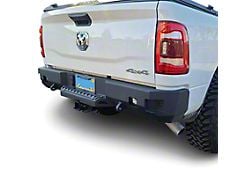Chassis Unlimited Octane Series Rear Bumper; Pre-Drilled for Backup Sensors; Black Textured (10-18 RAM 3500)