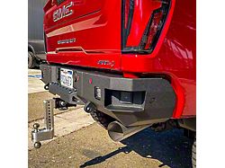 Octane Series Rear Bumper; Black Textured (20-26 Sierra 2500 HD)