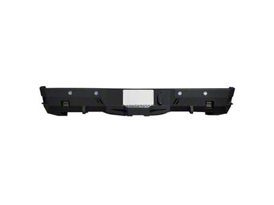 Chassis Unlimited Octane Series Rear Bumper; Pre-Drilled for Backup Sensors; Black Textured (15-19 Silverado 2500 HD)