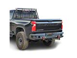 Attitude Series Rear Bumper; Not Pre-Drilled for Backup Sensors; Black Textured (20-26 Silverado 3500 HD)