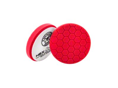Chemical Guys Red Hex-Logic Ultra Light Finishing Pad; 5.50-Inch