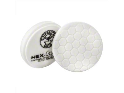 Chemical Guys White Hex-Logic Light-Medium Polishing Pad; 4-Inch