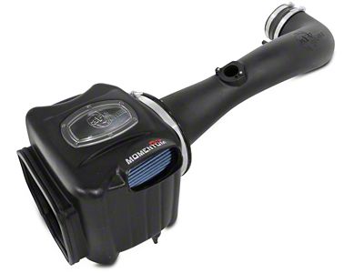AFE Momentum GT Cold Air Intake with Pro 5R Oiled Filter; Black (09-13 5.3L Silverado 1500 w/ Electric Cooling Fan)