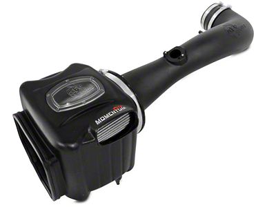 AFE Momentum GT Cold Air Intake with Pro DRY S Filter; Black (09-13 4.8L Silverado 1500 w/ Electric Cooling Fan)