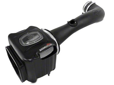 AFE Momentum GT Cold Air Intake with Pro DRY S Filter; Black (09-13 6.2L Silverado 1500 w/ Electric Cooling Fan)