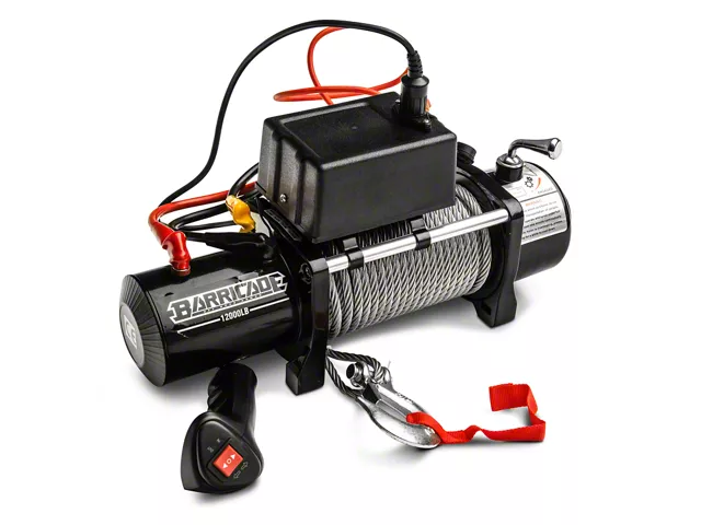 Barricade 12,000 lb. Winch (Universal; Some Adaptation May Be Required)