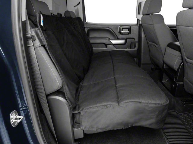 Covercraft Canine Covers Semi-Custom Rear Seat Protector; Black (07-18 Silverado 1500 Extended/Double Cab, Crew Cab)