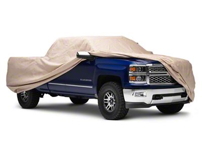 Covercraft Custom Car Covers 3-Layer Moderate Climate Car Cover; Gray (07-18 Silverado 1500)