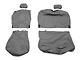 Covercraft Seat Saver Waterproof Polyester Custom Second Row Seat Cover; Gray (07-13 Silverado 1500 Extended Cab, Crew Cab)