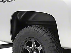 Rear Wheel Well Guards; Black (07-13 Silverado 1500)