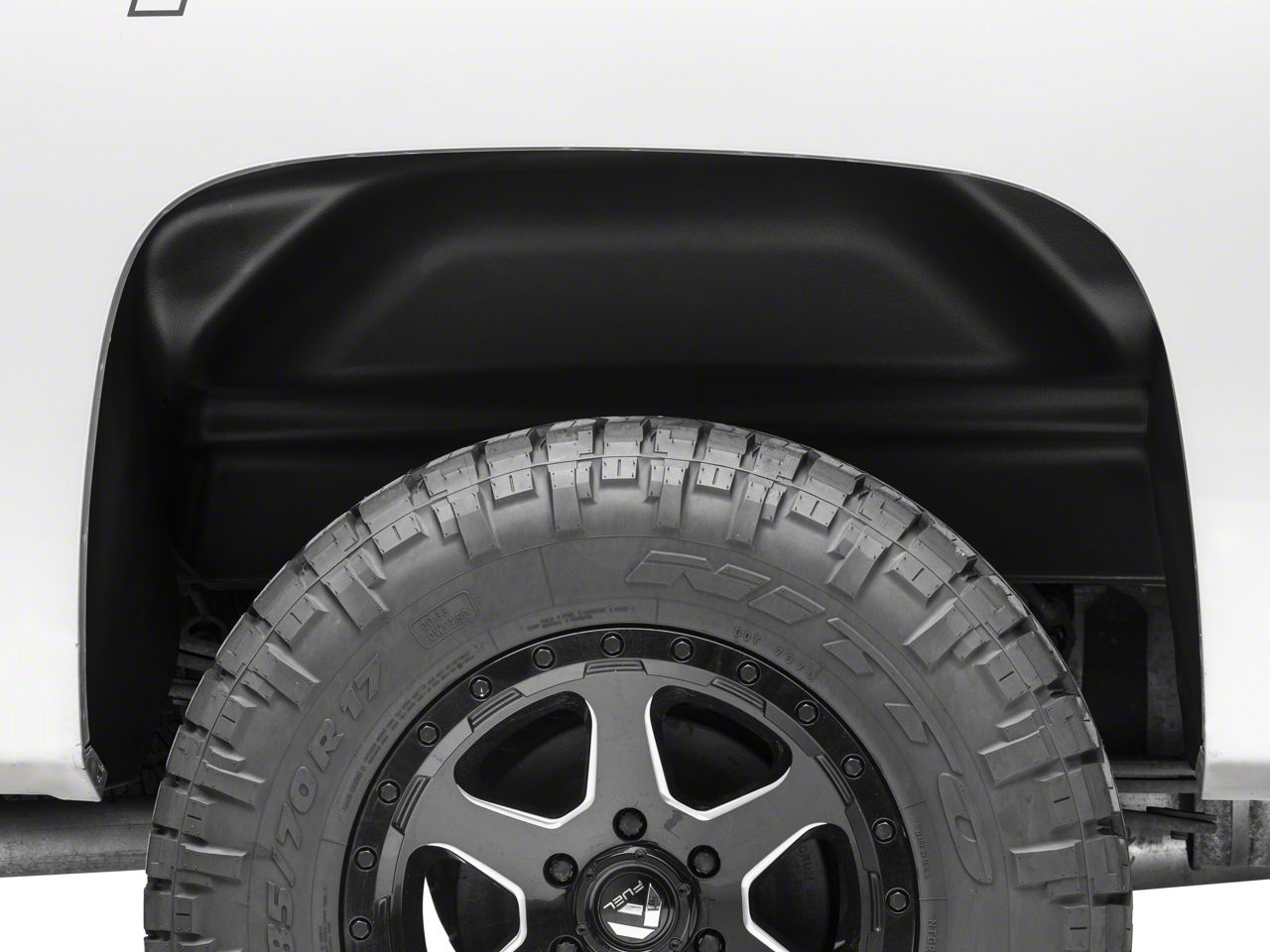 Husky Liners Silverado 1500 Rear Wheel Well Guards; Black 79001 (0713
