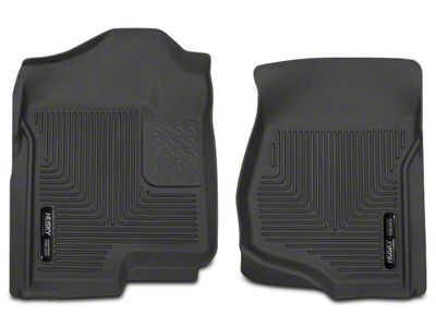 Husky Liners X-Act Contour Front Floor Liners; Black (07-13 Silverado 1500 Extended Cab, Crew Cab)