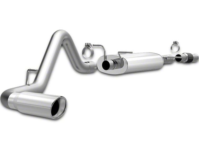 Magnaflow Street Series Single Exhaust System with Polished Tip; Side Exit (14-18 4.3L Silverado 1500)
