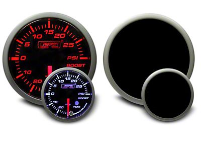 Prosport 52mm Premium Series Boost/Vac Gauge; Electrical; 30 PSI; Amber/White (Universal; Some Adaptation May Be Required)