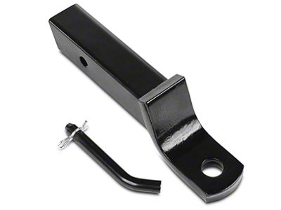 Rugged Ridge 2-Inch Receiver Ball Mount and Hitch Pin; 0-Inch Drop (Universal; Some Adaptation May Be Required)
