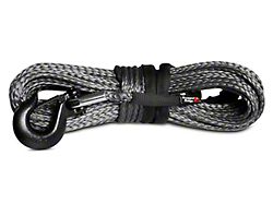 Rugged Ridge 7/16-Inch x 90-Foot Dark Gray Synthetic Winch Line; 22,500 lb.